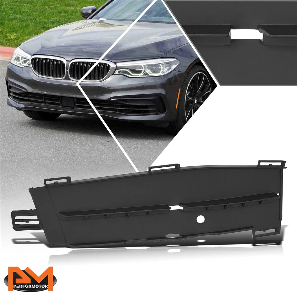 Fog Light Cover for BMW 530E 530I 540I (2017–2020) - Left Side, Black