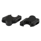 Black Offset Handlebar Riser Clamp for Yamaha Tenere 700 (2019-2025)