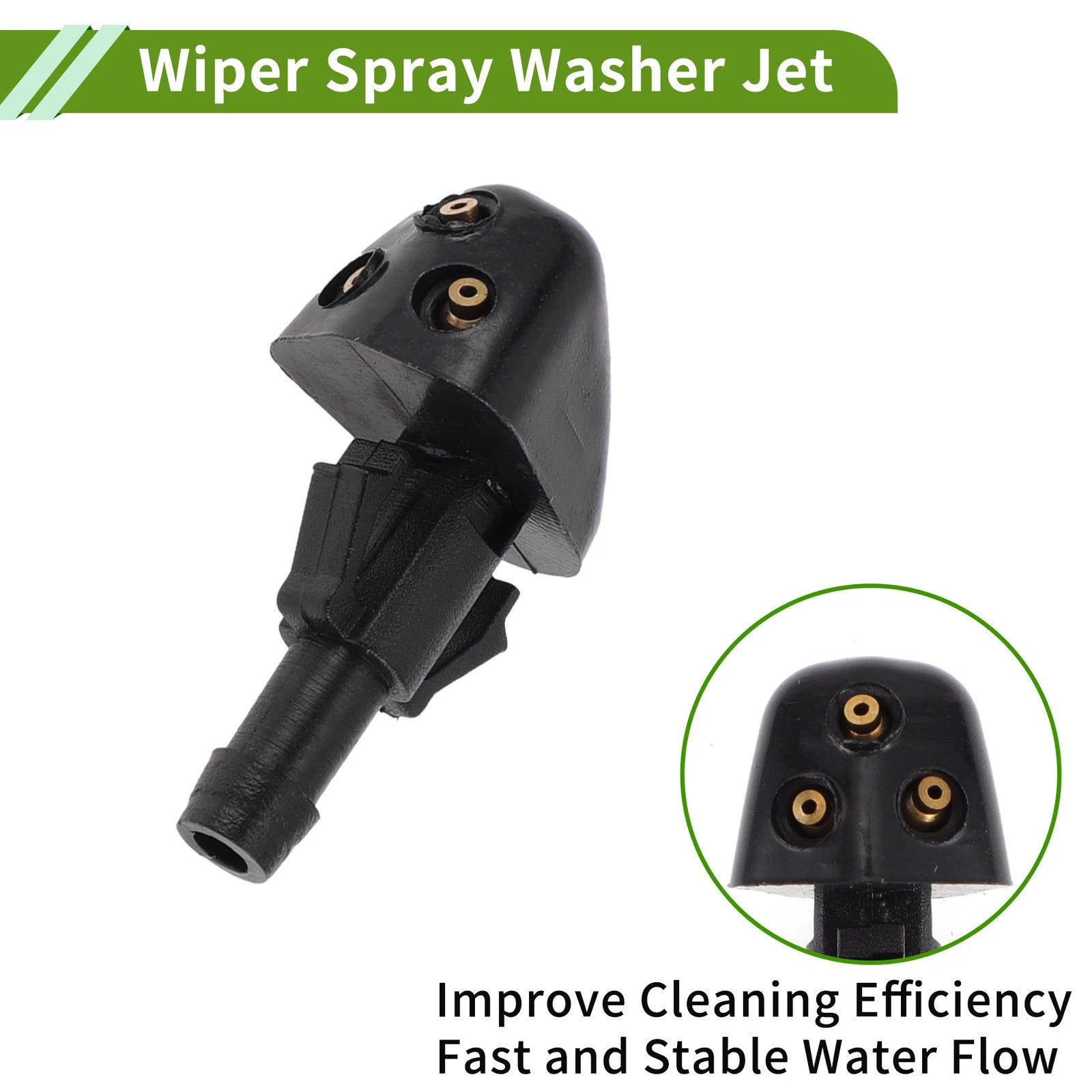 Windshield Washer Nozzle with Hose Connector for Suzuki 
