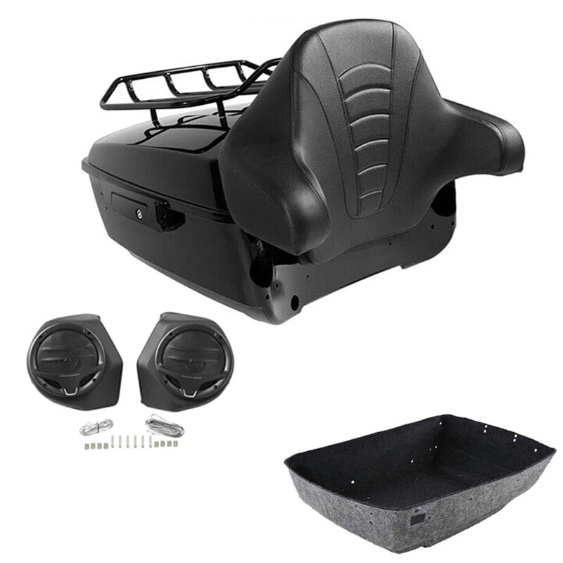 Trunk Rack Backrest Speakers for Harley CVO Road Glide (2014–2026)