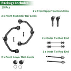 Set of 10 Front Upper Control Arms for Ford Ranger (1998–2011) No.K80052/K80054