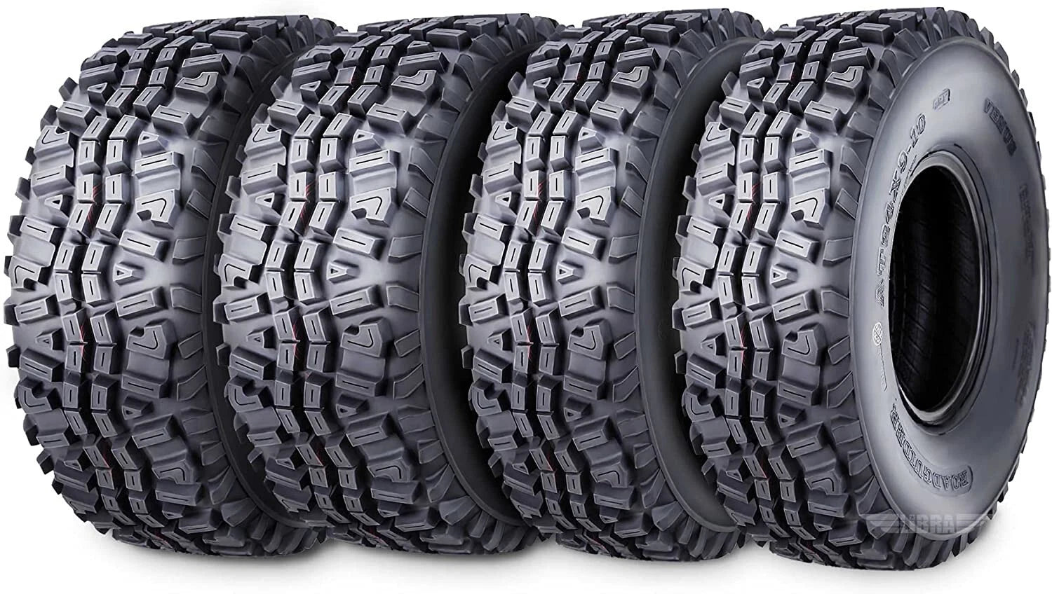 Set of 4 UTV ATV Tires 24x9-10 & 24x11-10 6PR