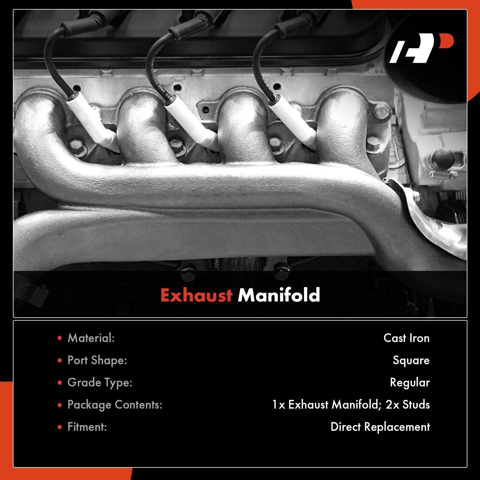 Exhaust Manifold for Mitsubishi Montero (2003–2006) V6 3.8L