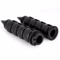 Black Spike Rubber Hand Grip for Chopper/H-D/Suzuki/Kawasaki (Custom Fit)