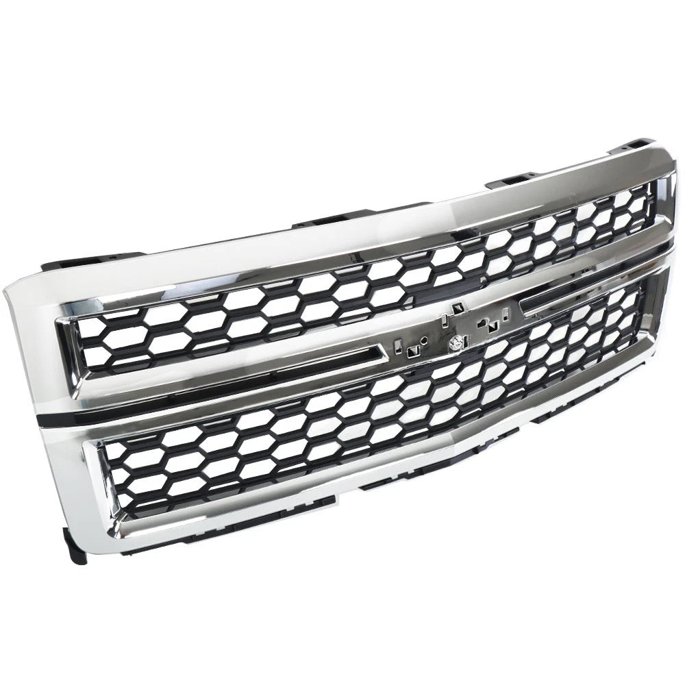 Front Bumper Grille Honeycomb for Chevrolet Silverado 1500 (2014-2015)