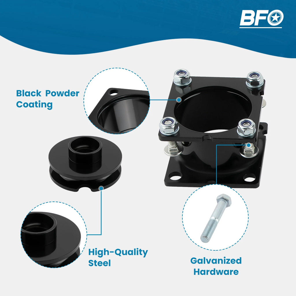 2.5" Front 1.25" Rear Lift Kit with Shock Extenders for Ford Explorer (2011–2019)