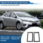 Air Condition Outlet Vent Trim Cover Frame for Toyota Corolla (2014–2018) 1 Pair