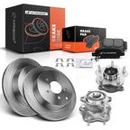 Set of 8 Rear Disc Brake Rotors & Pads for Nissan Murano