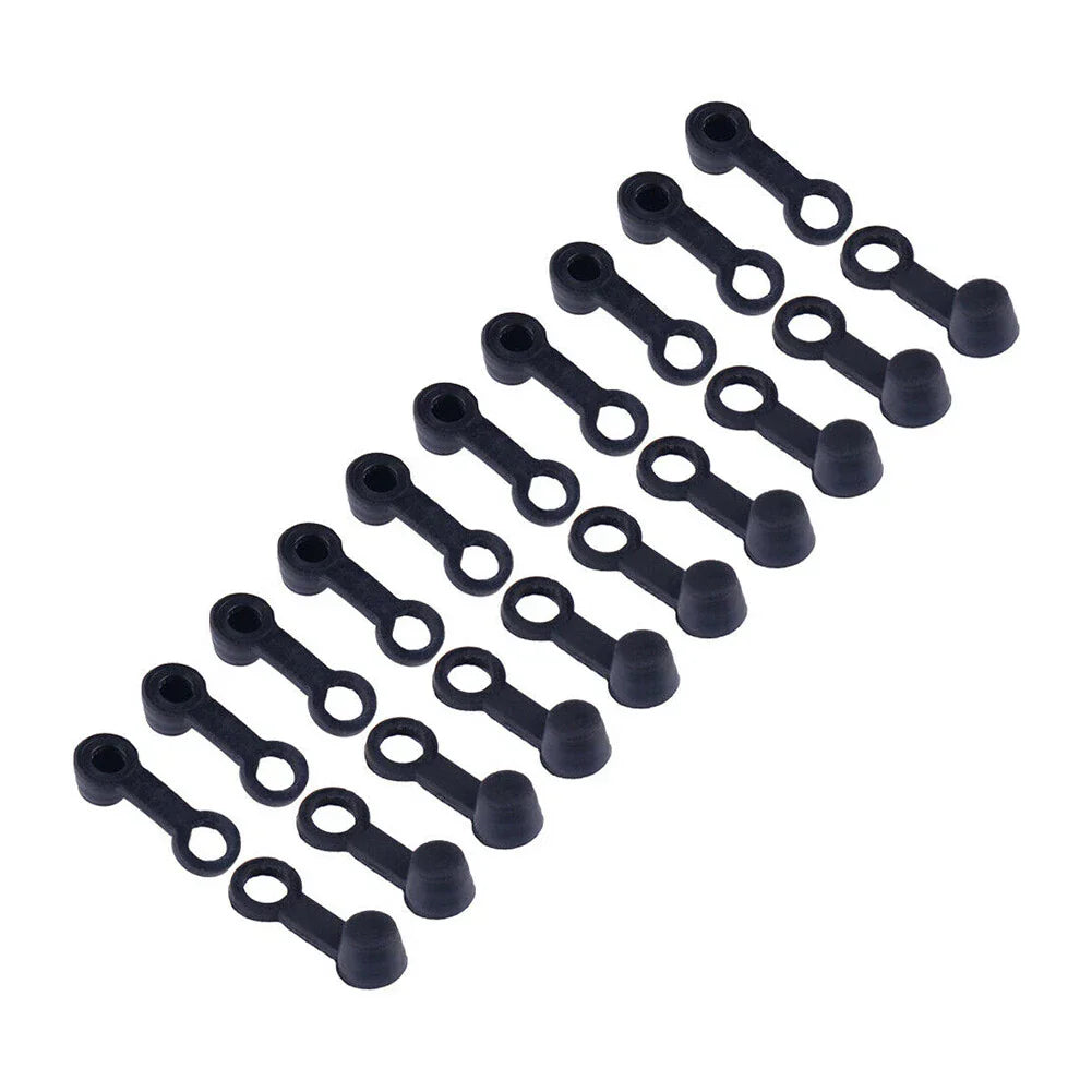 100Pcs Motorcycle Brake Bleeder Screw Cap Oil Drain Tip Cover