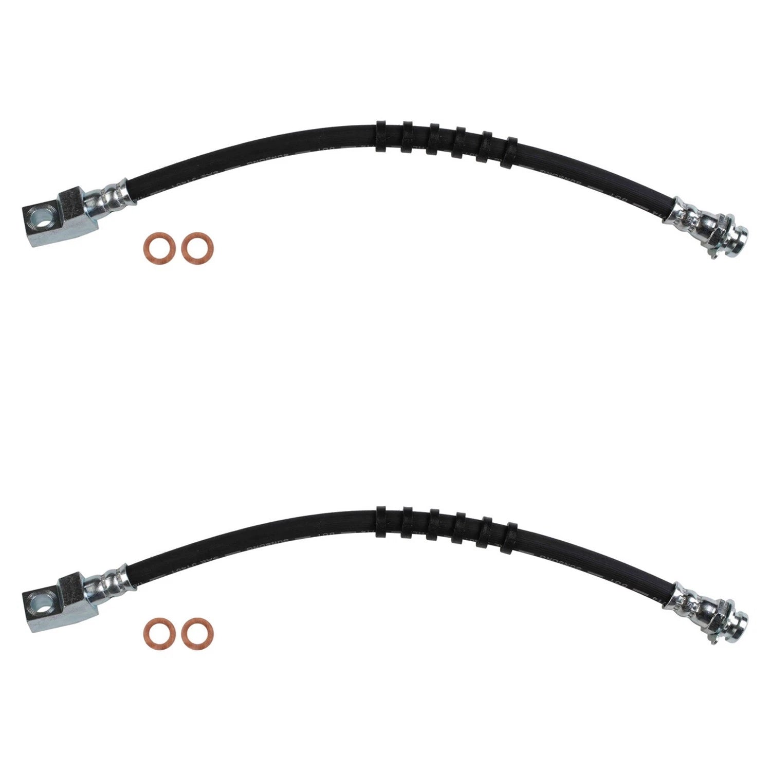 Set of 2 Front Brake Hydraulic Hoses for Ford Thunderbird (1965–1966)