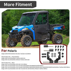 Half Door Hinge Hardware Kit for Polaris Ranger Crew XP 1000 (2017–2024)