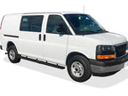 5-Inch Matte Black Running Boards for Chevy Express GMC Savana (2003-2026)