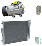 AC Compressor Kit W Condenser Replacement for Hyundai Santa Fe 2.0L (2019)