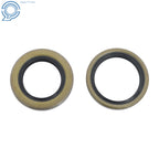 Trailer Hub Kit with Bearings for 2000 lbs Spindle (5 on 4.5)