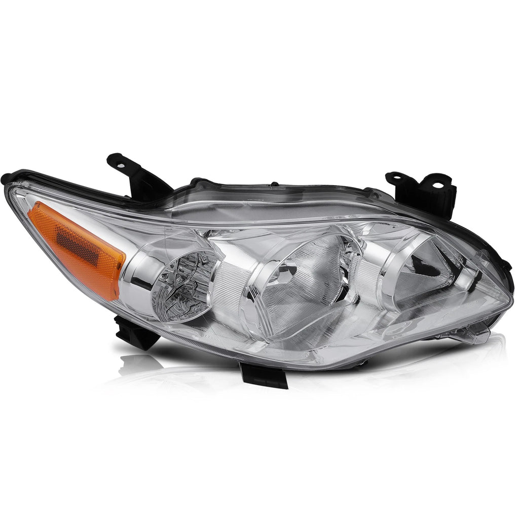 Headlight Assembly for Toyota Corolla (2011–2013) Chrome Housing