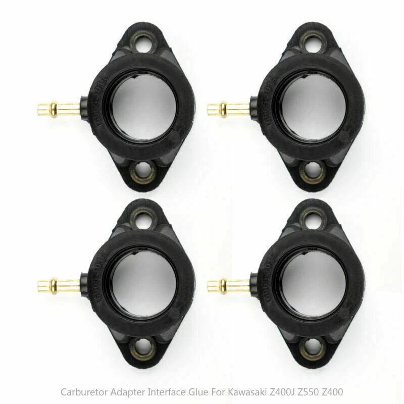 Intake Manifold Boots for Kawasaki Z 400 J Z 500 B Z 550 KZ 550 (1978–1983) 16065-1014