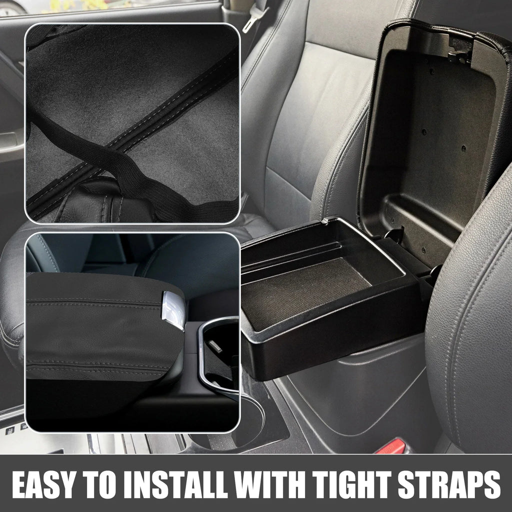 Car Center Console Armrest Cover for Honda Accord (2008-2012) Black