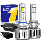 2X 9005 LED Headlight Bulbs Kit for High/Low Beam (6500K, 40000LM)