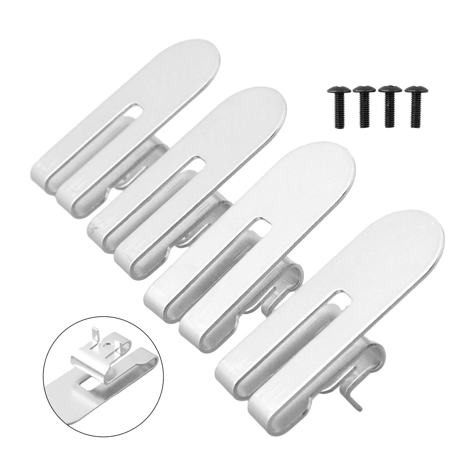 4Pcs Steel Belt Clip Set for DCF620 DCF620B DCF622 (N435687)