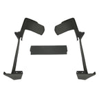 Set of 7 Bumper Fillers for Cadillac Seville (1980–1985) Black Fiberglass