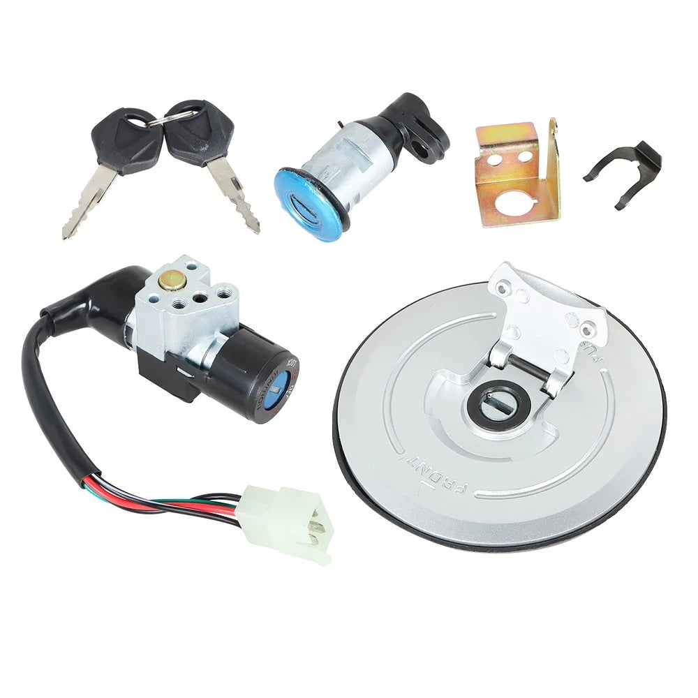 Ignition Switch and Fuel Gas Cap Key Lock Set for Honda MSX125 GROM125 (2014-2015)