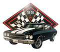 Metal Flag Sign for Chevy Chevelle SS (1966–1970)