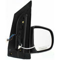 Power Mirror Set for Mazda MPV (2000–2006) Heated Textured Black Manual Folding