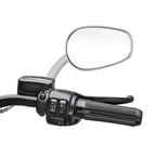 Satin Chrome Large Rear-View Mirrors for Harley Street Glide Softail Fatboy