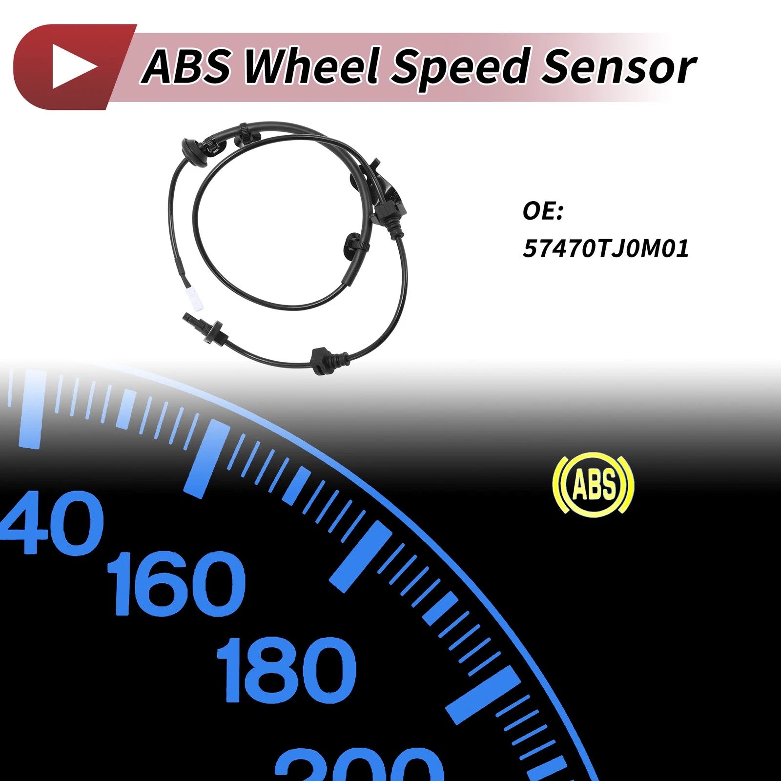 ABS Wheel Speed Sensor No. 57470TJ0M01 for Honda City (2009–2012)
