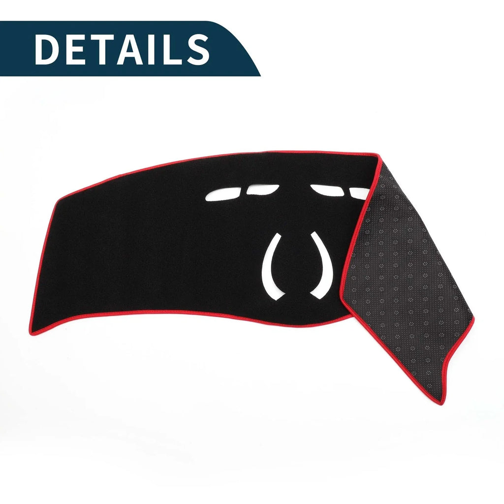 Dash Cover Mat for BMW Mini Cooper Black Red (2014 - 2024)