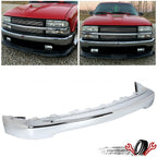 Chrome Steel Front Bumper for Chevrolet S10, Blazer (1998–2005)