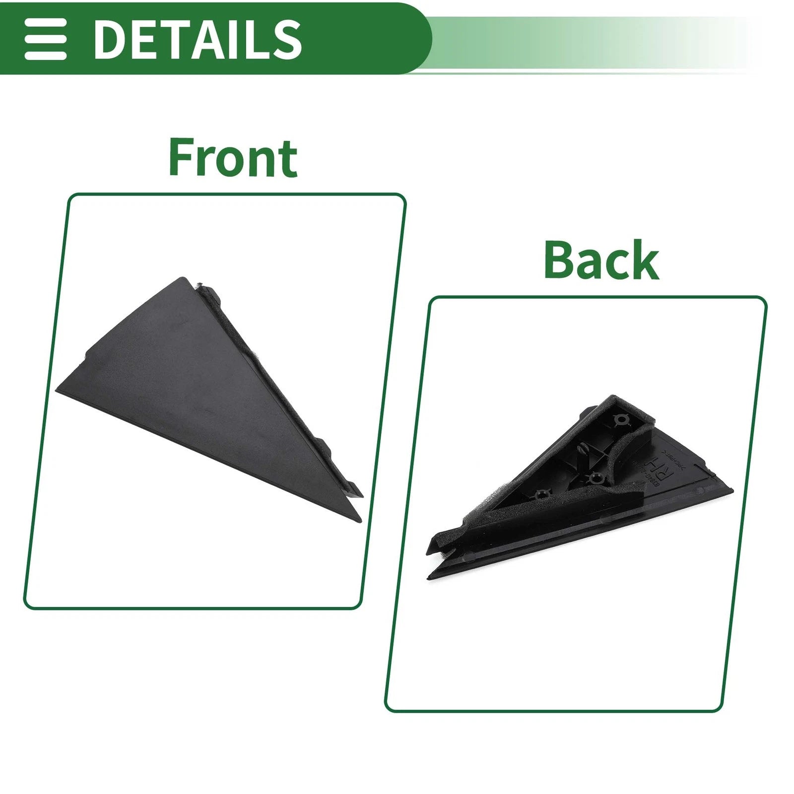 Front Right Pillar Corner Triangle Trim for Hyundai i30 (2008) No. 838402L000