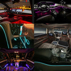 8M LED Neon Light Trim for Car Interior Ambient Lighting