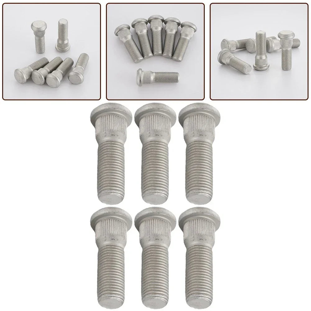 Set of 6 Direct Replacement Wheel Bolt Studs for Toyota FJ Cruiser/Tundra