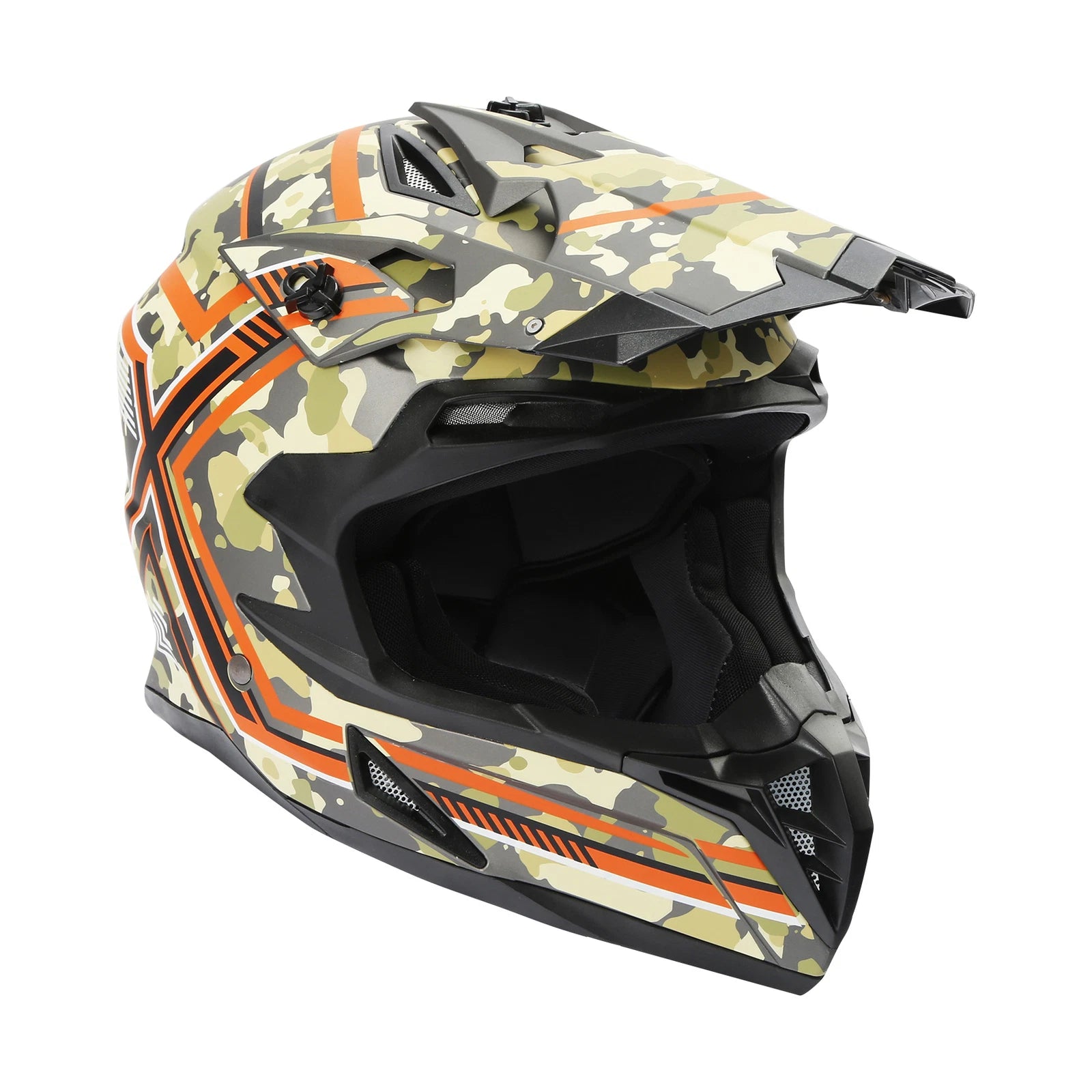 Adult Motocross Helmet for ATV Dirt Bike Off-Road Racing (DOT, M-XXL)