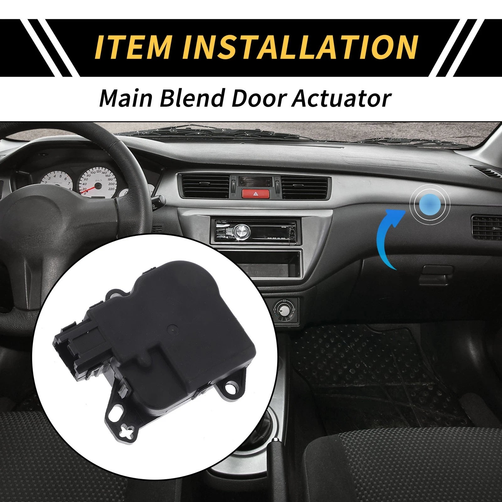 HVAC Air Door Actuator Heater Blend for Ford Expedition (2009–2017) No. 8A8Z19E616A