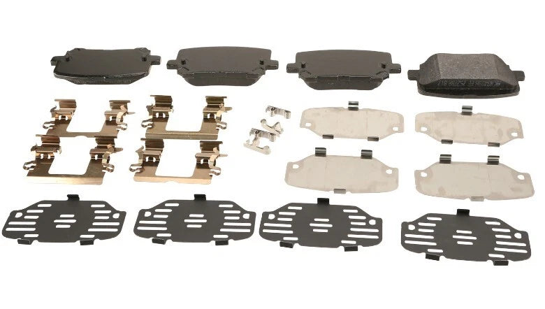 Set of 4 Rear Disc Brake Pads for Dodge Charger (350mm Rotors)