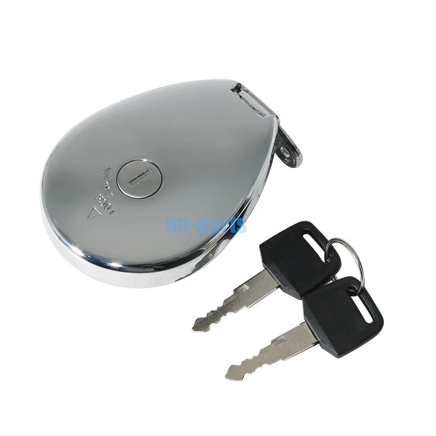 Fuel Gas Tank Cap Cover Keys for Kawasaki VN1500 Vulcan 88 SE (1987–1992)
