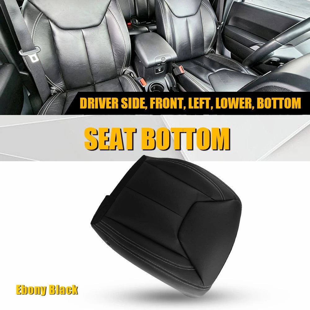 Driver Bottom Leather Seat Cover for Jeep Wrangler Unlimited Rubicon (2013–2017)