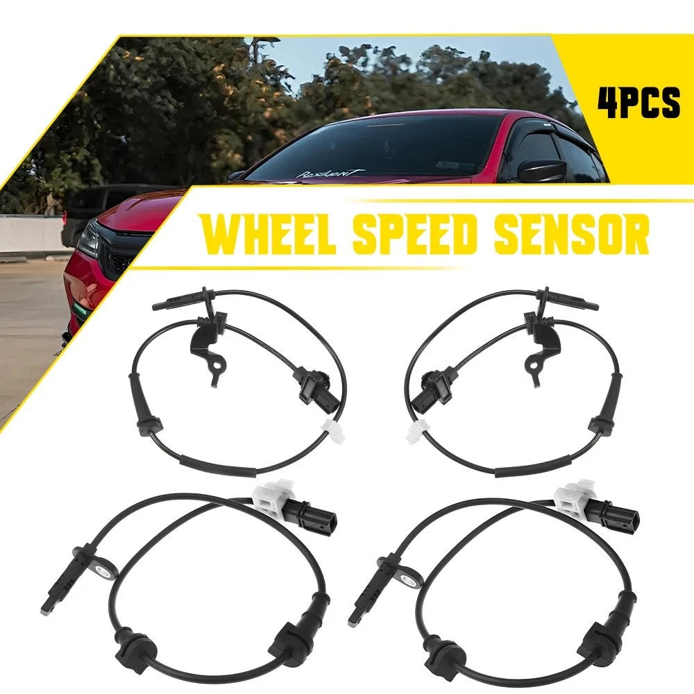 Set of 4 ABS Wheel Speed Sensors for Honda Accord (2013–2017)