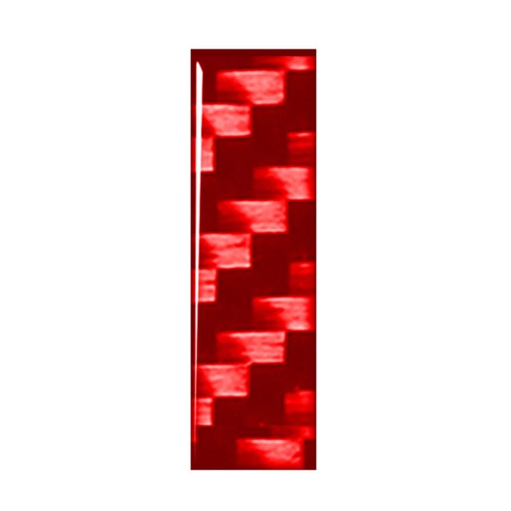 Carbon Red Door Wall Window Badge Emblem Decals for