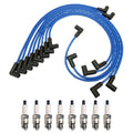 NGK Wire Set & Denso 8 Spark Plugs Kit for C15 Camaro El Camino G20 V8 (1970–1981)