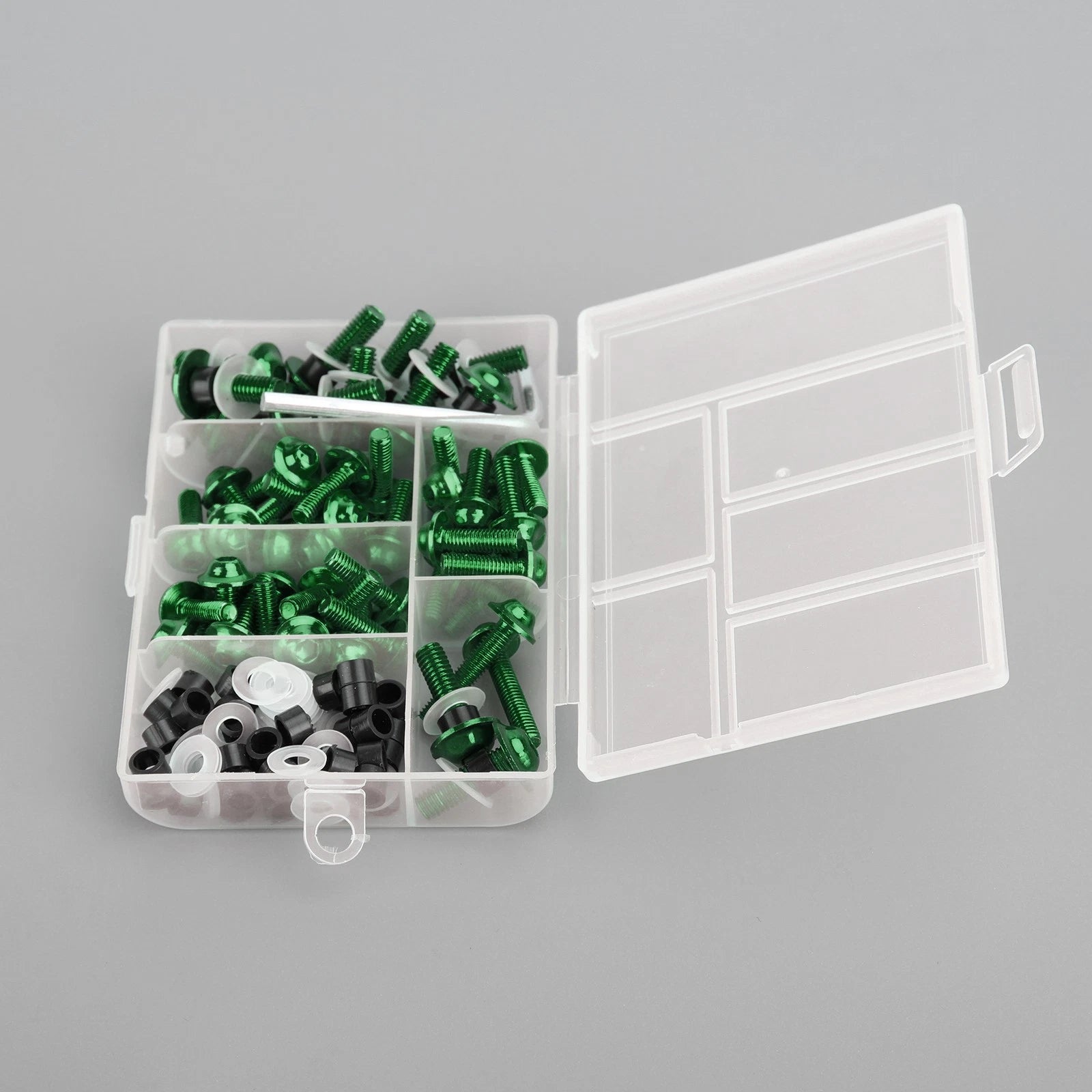 Windscreen Fairing Bolt Kit for Motorcycle Sportbike (158) - Green