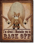 Vintage Replica Tin Metal Sign Yosemite Sam 1905