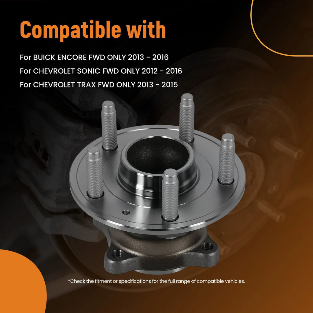 Rear Wheel Hub Assembly for Chevrolet Trax FWD (2013–2015)
