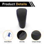 1 Pc Gear Shift Knob Cover for Honda Civic (2016–2021) Black Blue Faux Leather