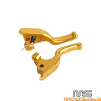 Gold Brake & Clutch Lever Kit for Harley Touring Road King Special (21-24)