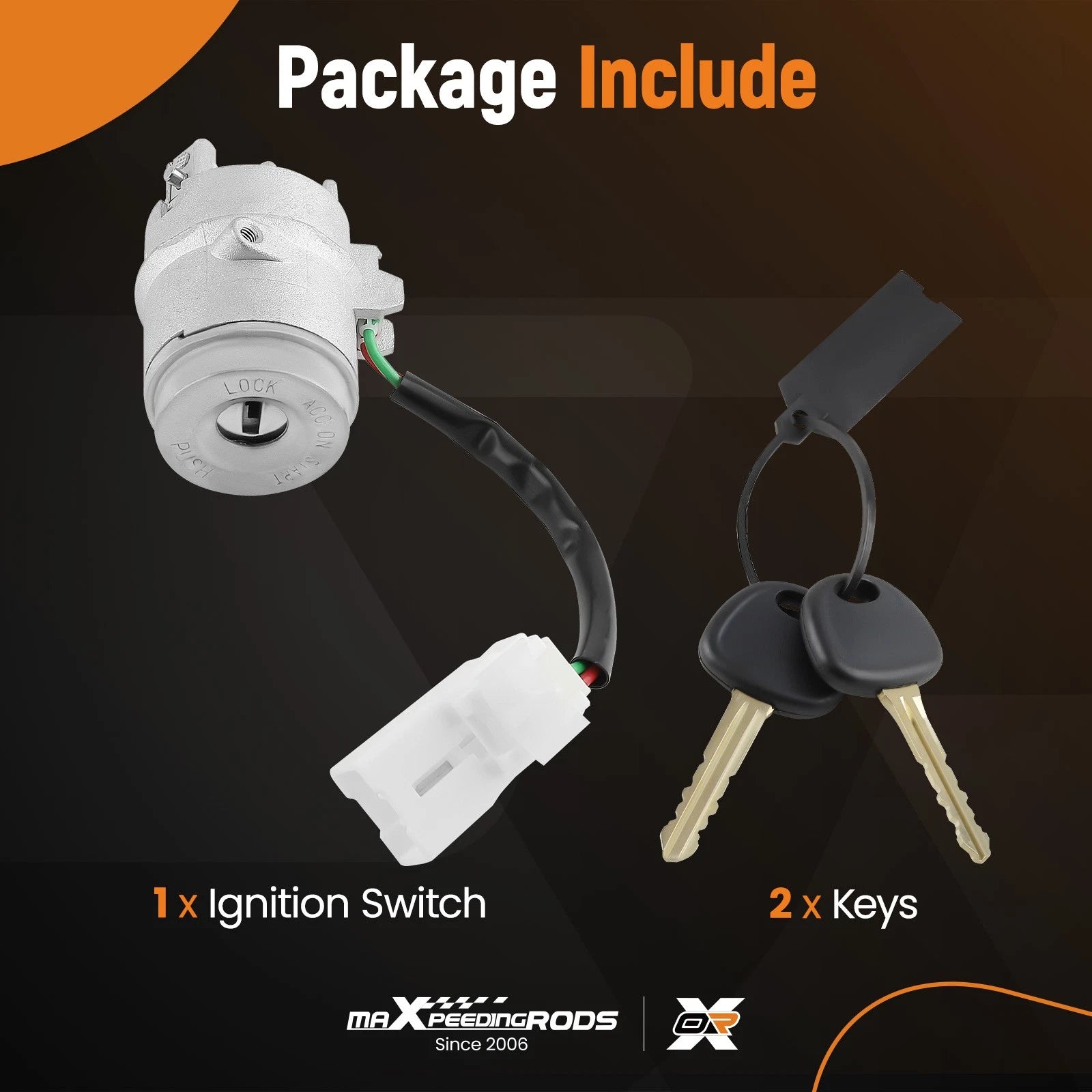 Ignition Switch Key Lock Cylinder Set for Hyundai Accent (2006-2011)