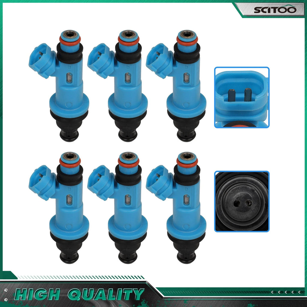 Set of 6 Fuel Injectors for Lexus GS300 IS300 SC300 Toyota Supra 3.0L (1993–2005) 2320946090