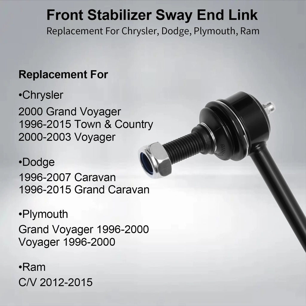 2X Front Sway Bar Link for Dodge Grand Caravan Chrysler Town & Country (1996-2015)